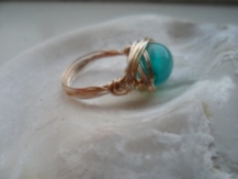 Wire Wrapped Bead Ring